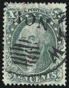 Sale 982, Lot 5140, 10c-90c 1857-60 Issue (Scott 31-39)