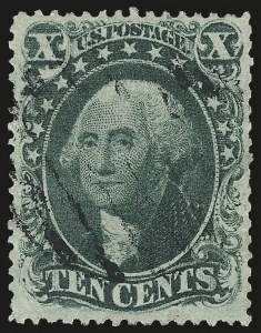 Sale 982, Lot 5142, 10c-90c 1857-60 Issue (Scott 31-39)