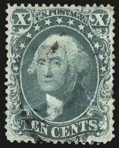 Sale 982, Lot 5146, 10c-90c 1857-60 Issue (Scott 31-39)
