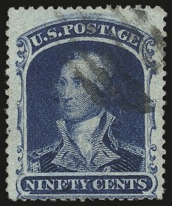 Sale 982, Lot 5164, 10c-90c 1857-60 Issue (Scott 31-39)