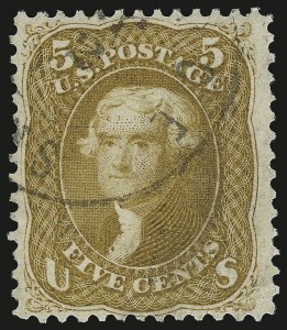Sale 982, Lot 5201, 1861-66 Issue (Scott 56-67b)