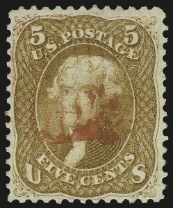 Sale 982, Lot 5202, 1861-66 Issue (Scott 56-67b)