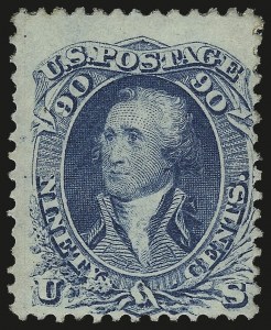 Sale 982, Lot 5211, 1861-66 Issue (Scott 68-78b)