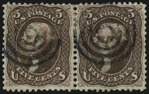Sale 982, Lot 5220, 1861-66 Issue (Scott 68-78b)
