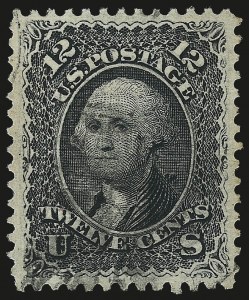 Sale 982, Lot 5262, 1867-68 Grilled Issue (E Grill - Scott 86-91)