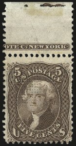 Sale 982, Lot 5269, 1867-68 Grilled Issue (F Grill - Scott 92-101)