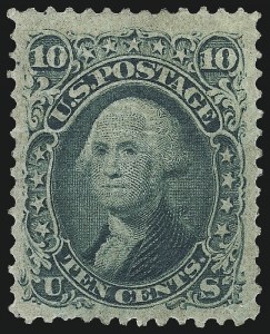 Sale 982, Lot 5272, 1867-68 Grilled Issue (F Grill - Scott 92-101)