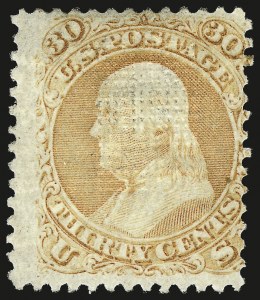 Sale 982, Lot 5281, 1867-68 Grilled Issue (F Grill - Scott 92-101)