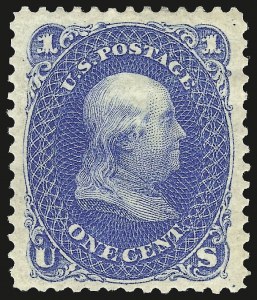 Sale 982, Lot 5285, 1875 Re-Issue of 1861-66 Issue (Scott 102-111)