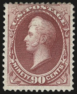 Sale 982, Lot 5435, 1870-71 National Bank Note Co. Grilled Issue (Scott 134-144)