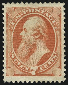 Sale 982, Lot 5443, 1870-71 National Bank Note Co. Ungrilled Issue (Scott 145-155)