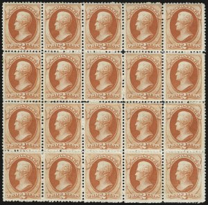 Sale 982, Lot 5484, 1875-79 Continental and American Bank Note Co. Issues (Scott 178-191)