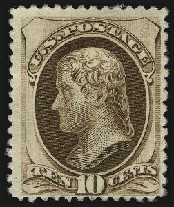 Sale 982, Lot 5488, 1875-79 Continental and American Bank Note Co. Issues (Scott 178-191)