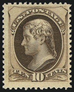 Sale 982, Lot 5489, 1875-79 Continental and American Bank Note Co. Issues (Scott 178-191)