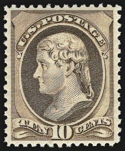 Sale 982, Lot 5504, 1881-87 American Bank Note Co. Issues (Scott 205-218)