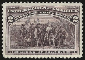 Sale 982, Lot 5536, 1893 Columbian Issue (1c thru 8c, Scott 230-236)