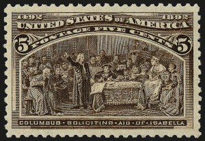 Sale 982, Lot 5550, 1893 Columbian Issue (1c thru 8c, Scott 230-236)