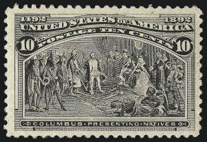 Sale 982, Lot 5563, 1893 Columbian Issue (10c thru $1.00, Scott 237-241)
