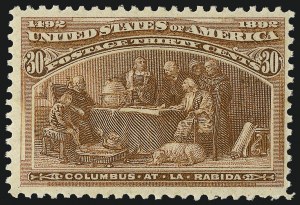 Sale 982, Lot 5570, 1893 Columbian Issue (10c thru $1.00, Scott 237-241)