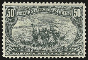 Sale 982, Lot 5648, 1898 Trans-Mississippi Issue (Scott 285-293), 50c Trans-Mississippi (291) Sale 982, Lot 5648, 1898 Trans-Mississippi Issue (Scott 285-293)