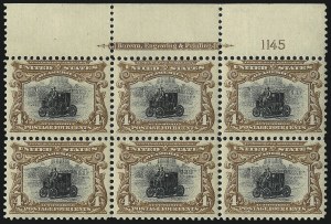 Sale 982, Lot 5664, 1901 Pan-American Issue (Scott 294-299)