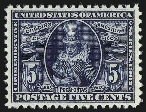 Sale Number 982, Lot Number 5723, 1904 Louisiana Purchase, Jamestown Issues (Scott 323-330)