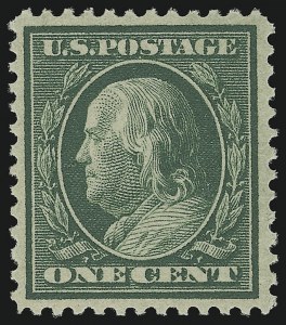 Sale 982, Lot 5745, 1909 Bluish Paper Issue (Scott 357-366)