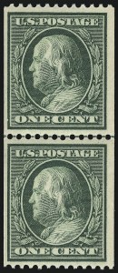 Sale 982, Lot 5773, 1910-13 Washington-Franklin Issue (Scott 374-396)