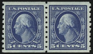 Sale 982, Lot 5779, 1910-13 Washington-Franklin Issue (Scott 374-396)