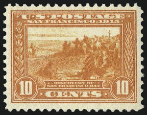 Sale 982, Lot 5790, 1913-15 Panama-Pacific Issue (Scott 397-404)
