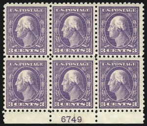 Sale 982, Lot 5812, 1913-15 Washington-Franklin Issues (Scott 424-460)