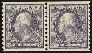 Sale 982, Lot 5847, 1913-15 Washington-Franklin Issues (Scott 424-460)