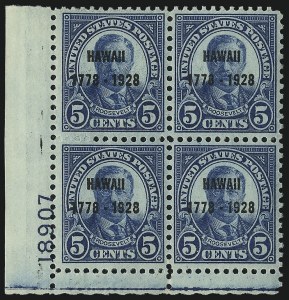 Sale 982, Lot 5996, 1922-29 Issues (Scott 574-656)