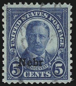 Sale 982, Lot 6012, Kans.-Nebr. Overprints (Scott 659-678)