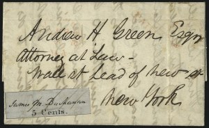 Sale 1000, Lot 1001, Postmasters Provisionals