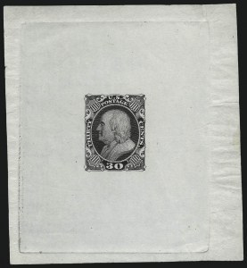 Sale 1000, Lot 1009, The Peter G. Dupuy Collection of High-Value 1857-60 Issues - Essays and Proofs