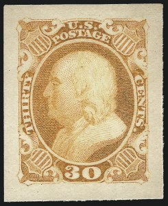 Sale 1000, Lot 1014, The Peter G. Dupuy Collection of High-Value 1857-60 Issues - Essays and Proofs
