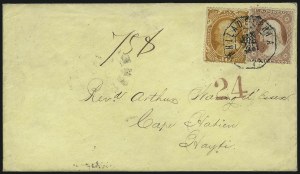 Sale 1000, Lot 1040, The Peter G. Dupuy Collection of High-Value 1857-60 Issues - Covers