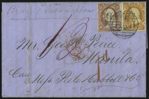 Sale 1000, Lot 1061, The Peter G. Dupuy Collection of High-Value 1857-60 Issues - Covers