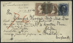 Sale 1000, Lot 1070, 90c 1861 Issue Cover