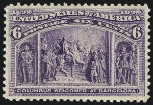 Sale Number 1000, Lot Number 1125, 1893 Columbian Issue (1c-50c)