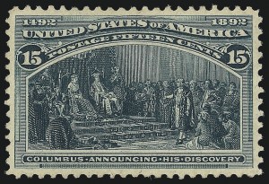 Sale 1000, Lot 1132, 1893 Columbian Issue (1c-50c)