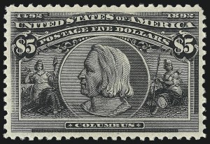 Sale 1000, Lot 1144, 1893 Columbian Issue (Dollar Values)