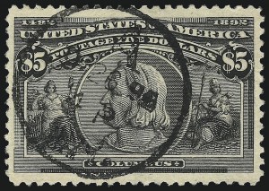 Sale 1000, Lot 1146, 1893 Columbian Issue (Dollar Values)