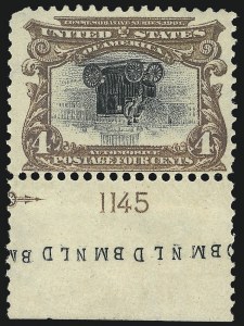 Sale 1000, Lot 1168, 1901 Pan-American Issue