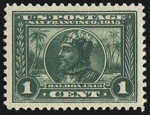 Sale Number 1000, Lot Number 1209, Panama-Pacific Issue