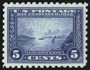 Sale 1000, Lot 1220, Panama-Pacific Issue