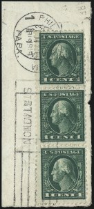 Sale 1000, Lot 1226, Washington-Franklin Issues