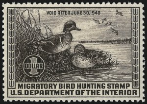 Sale Number 1000, Lot Number 1333, Hunting Permits