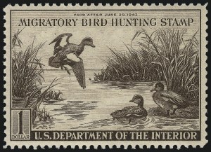 Sale Number 1000, Lot Number 1336, Hunting Permits